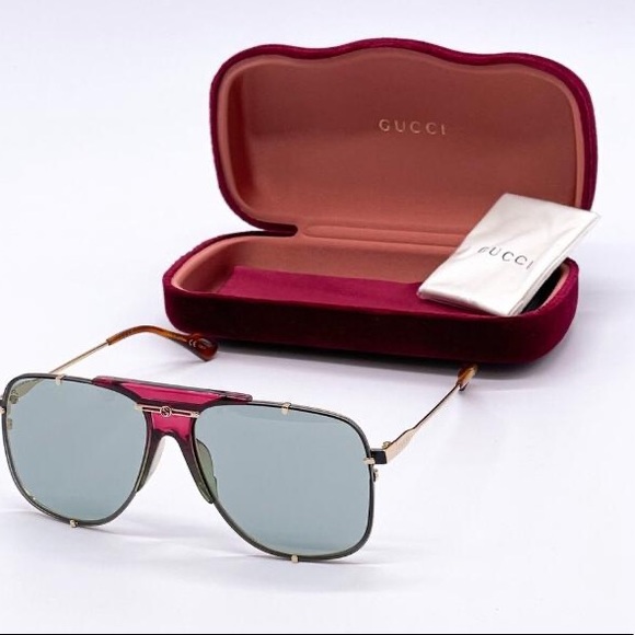 GUCCI Aviator-Style Metal Sunglasses - Picture 5 of 12